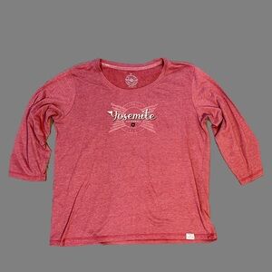 P51 Red Thread Women's Red Thread Yosemite California ¾ sleeve t-shirt XXL